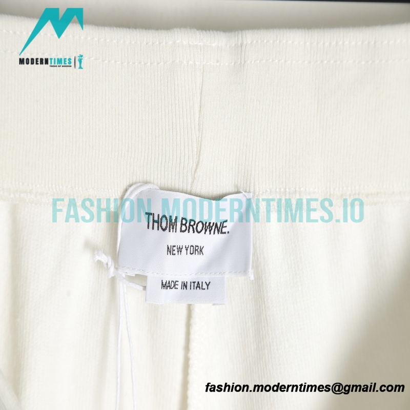Thomas Browne - Knitted four-bar Shorts Pants Thomas Browne - Knitted four-bar Shorts Pants